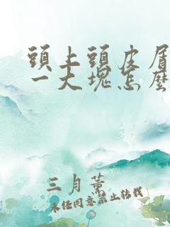 头上头皮屑一抠一大块怎么回事