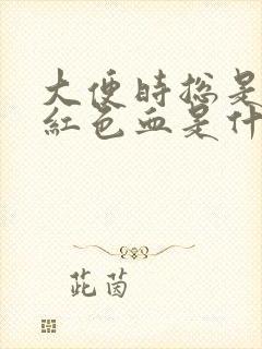 大便时总是有暗红色血是什么原因