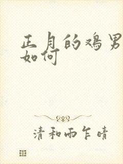 正月的鸡男命运如何