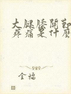 大腿膝关节内侧疼痛是什么原因引起的