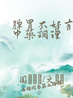 脾胃不好有什么中药调理