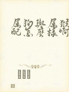 属狗与属猴的婚配怎么样啊