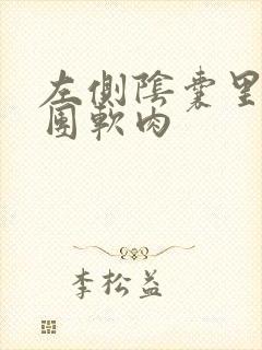 左侧阴囊里有一团软肉