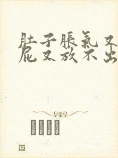 肚子胀气又想放屁又放不出来