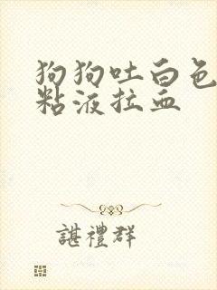 狗狗吐白色泡沫粘液拉血