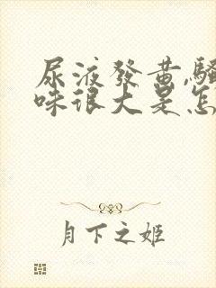 尿液发黄,骚臭味很大是怎么回事