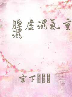 脾虚湿气重 痰湿