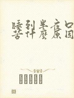 睡到半夜口干口苦什么原因引起的