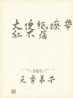 大便纸擦带血鲜红不痛