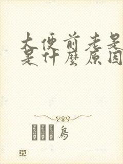 大便前老是放屁是什么原因