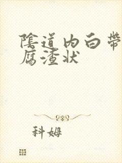 阴道内白带呈豆腐渣状