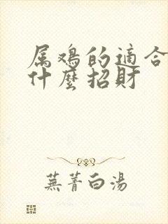 属鸡的适合佩戴什么招财