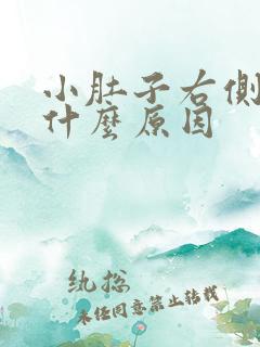 小肚子右侧阵疼什么原因