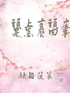 头上有头皮屑痒是怎么回事