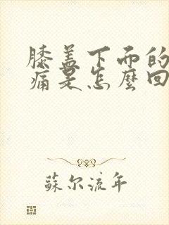 膝盖下面的骨头痛是怎么回事