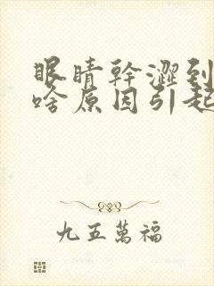 眼睛干涩到底是啥原因引起的