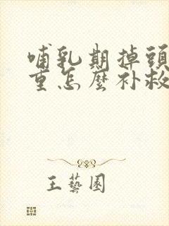 哺乳期掉头发严重怎么补救