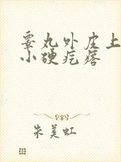 睾丸外皮上有个小硬疙瘩