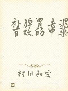 补脾胃去湿气最有效的中药方子