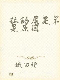 拉的屎是羊粪蛋是原因