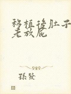 移植后肚子胀气老放屁