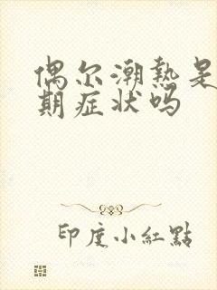 偶尔潮热是更年期症状吗