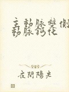 主动脉双侧冠状动脉钙化