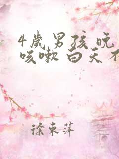 4岁男孩 晚上咳嗽 白天不咳