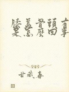 膝盖骨头有点疼是怎么回事