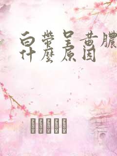 白带呈黄脓状是什么原因