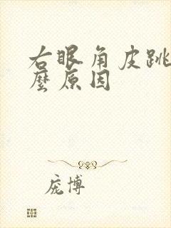 右眼角皮跳是什么原因