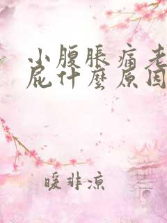 小腹胀痛老想放屁什么原因女性