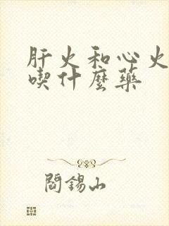 肝火和心火都旺吃什么药