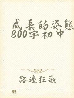 成长的姿态作文800字初中
