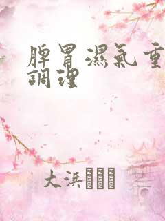 脾胃湿气重如何调理