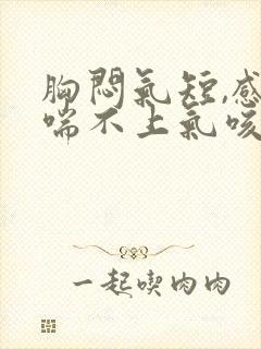 胸闷气短,感觉喘不上气咳嗽吃什么药