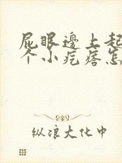 屁眼边上起了一个小疙瘩怎么回事