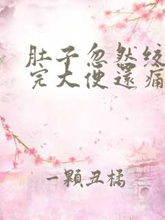 肚子忽然绞痛拉完大便还痛