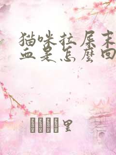 猫咪拉屎末端带血是怎么回事