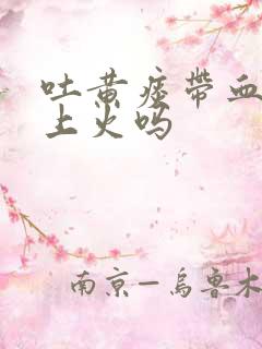 吐黄痰带血丝是上火吗