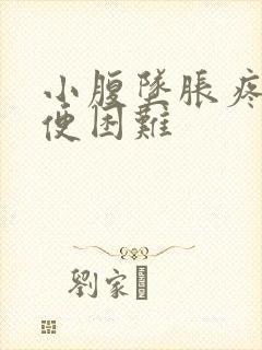 小腹坠胀疼痛大便困难