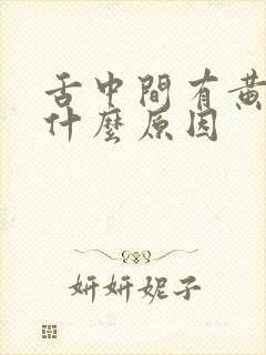 舌中间有黄苔是什么原因