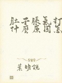 肚子胀气打嗝是什么原因怎么解决