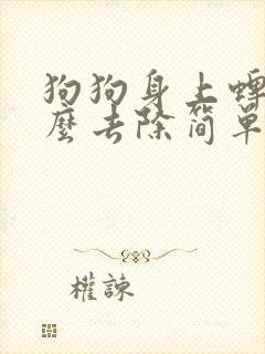 狗狗身上蜱虫怎么去除简单方法