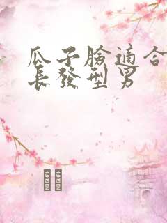 瓜子脸适合什么长发型男