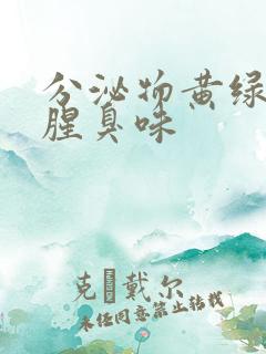 分泌物黄绿色痒腥臭味