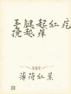 手腿起红疙瘩越挠越痒