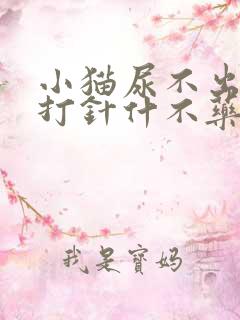 小猫尿不出来尿打针什不药