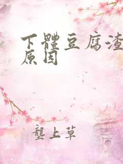 下体豆腐渣白带原因