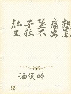 肚子坠痛想大便又拉不出怎么回事